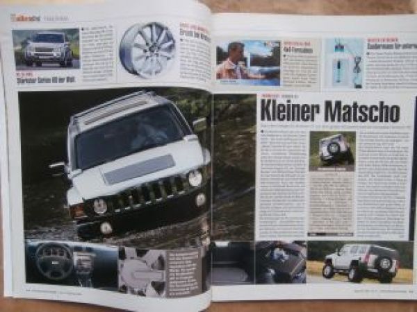 Auto Bild alles allrad 9/2005 Audi Q7,Hummer H3,Forester 2006,