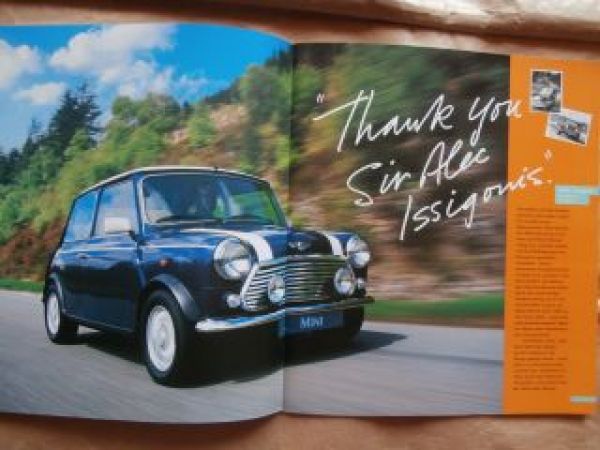 Mini MK VII +Cooper +Zubehör Prospekt Mai 1997 +Preisliste,
