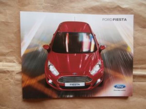 Ford Fiesta +Sport +ST Prospekt Dezember 2015 NEU