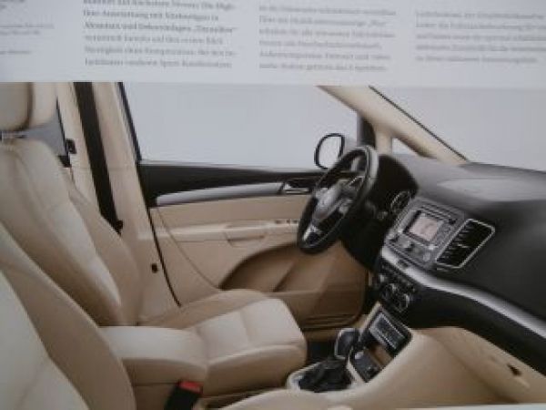 VW Sharan Prospekt Oktober 2014 NEU