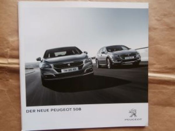 Peugeot 508 +SW Prospekt +Preisliste August 2014