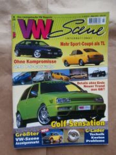 VW Scene 3/2000 Corrado, Caddy, Golf4,Polo 6N,Typ3 TL,
