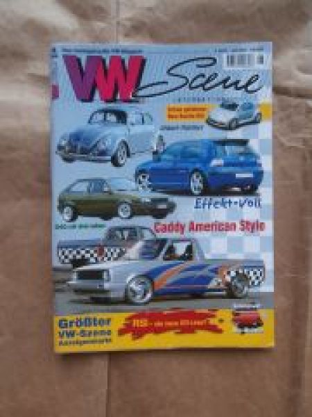 VW Scene 6/2000 Caddy, Polo G40,New Beetle RSi,T1,1303 Cabrio