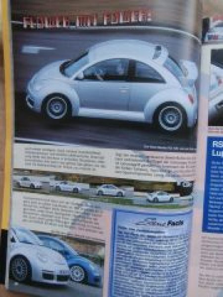 VW Scene 6/2000 Caddy, Polo G40,New Beetle RSi,T1,1303 Cabrio