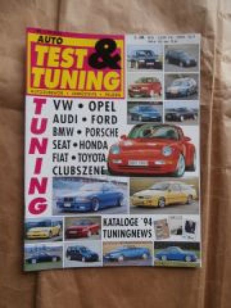 Auto Test & Tuning 4/1994 Projektzwo Golf, Bonrath Golf VR6,