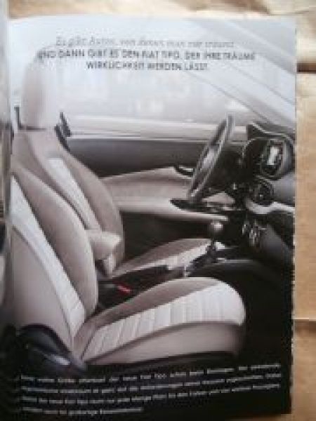Fiat Tipo Pop Easy Lounge +Preisliste Februar 2016 Typ 356
