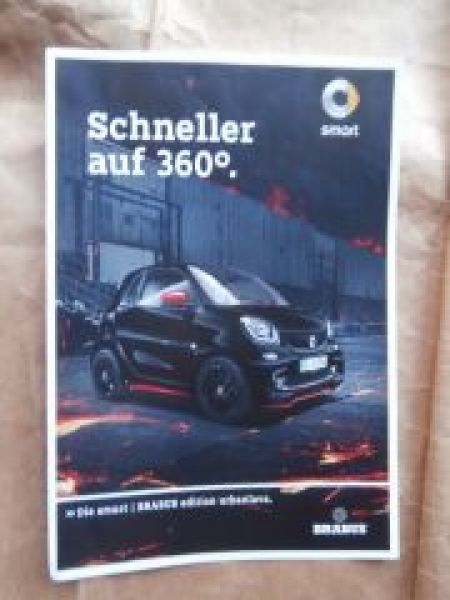 smart fortwo + cabrio Brabus editon urbanlava März 2016 NEU