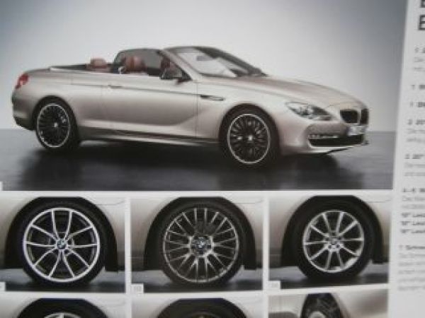 BMW 6er F12 F13 F06 7er G11 G12 Original Zubehör 10/2015 NEU