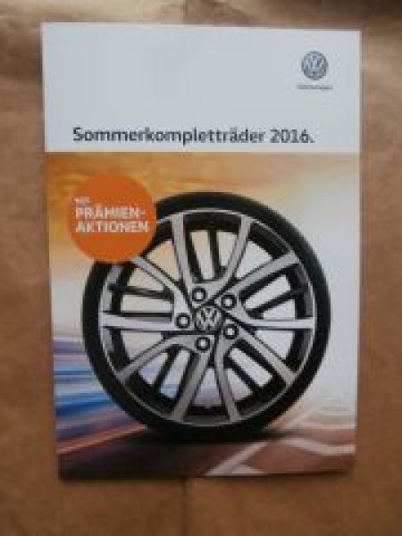 VW Sommerkompletträder 2016 up,Polo,Golf,Golf6,Sportsvan,