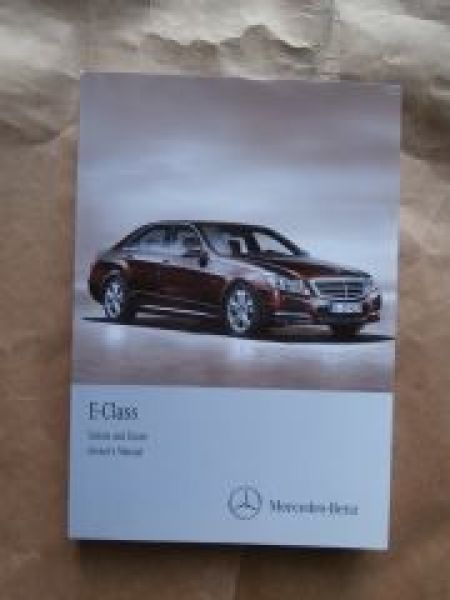 Mercedes Benz E-Class BR212 Saloon and Estate Owners Manual