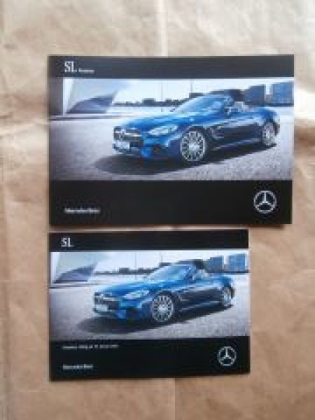 Mercedes Benz SLC und SL Prospektmappe +Preislisten 2016 NEU