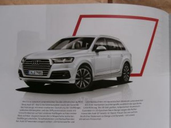 Audi Q7 Typ 4M S line selection März 2015 NEU
