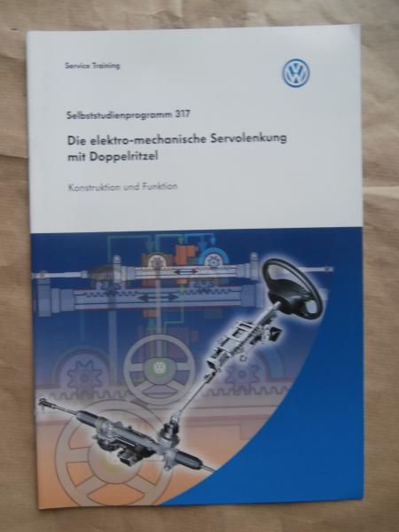 VW elektro-mechanische Servolenkung mit Doppelritzel SSP 317 Konstruktion & Funktion  9/2003