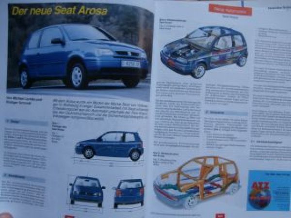 ATZ 7/8 1997 Seat Arosa, Setra Kombibus, Klimaanlagen,