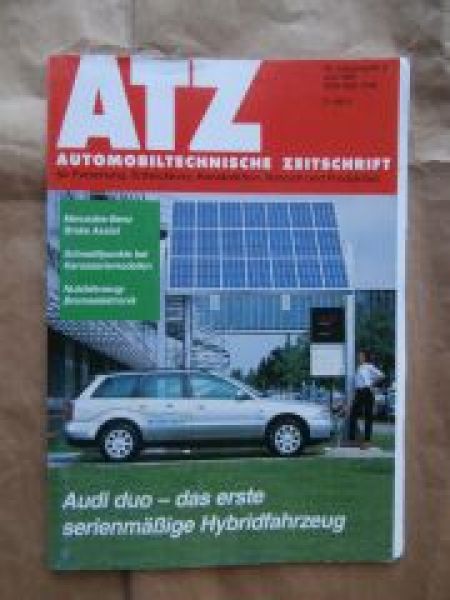 ATZ 6/1997 Audi duo Hybridfahrzeug,Simulator Wiesel