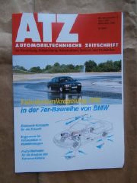 ATZ 3/1997 BMW 7er Baureihe E38 DSC,stufenloses Getriebe,