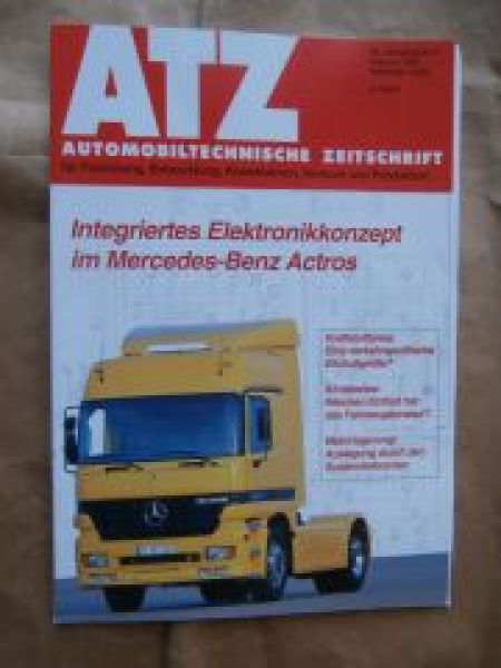 ATZ 2/1997 Mercedes-Benz Actros,Prüfstandsbau bei Opel,