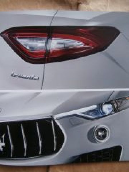 Maserati Levante Book Prospekt Mdj. 2017 S +Diesel NEU