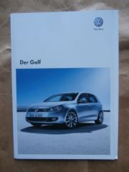 VW Golf6 +BlueMotion +R-Line Prospekt Mai 2010 NEU