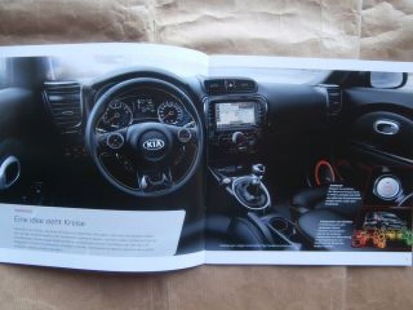 Kia Soul Prospekt August 2015 +Preisliste NEU