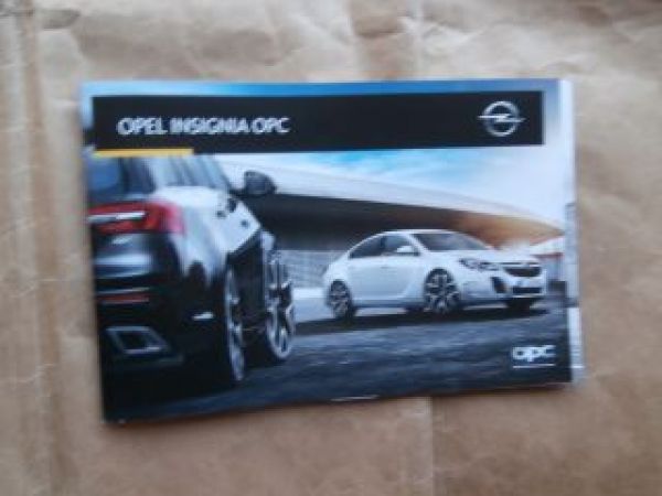 Opel Insignia OPC Prospekt November 2015 NEU