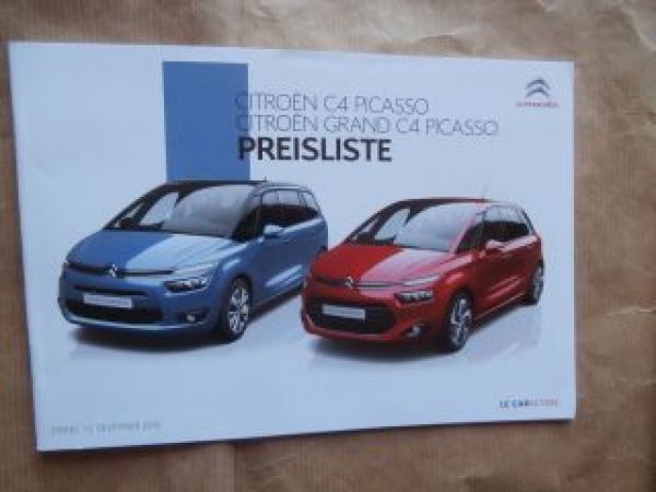 Citroen C4 Picasso +Grand Picasso 15.12.2015 NEU