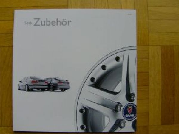 Saab Zubehör 9-3 9-5 Prospekt 2002 NEU