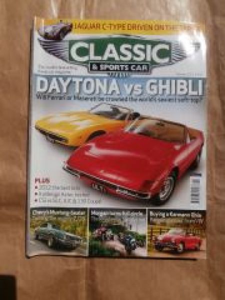 Classic & Sports Car 2/2013 VW Karmann Ghia,Ferrari 365 GTS/4