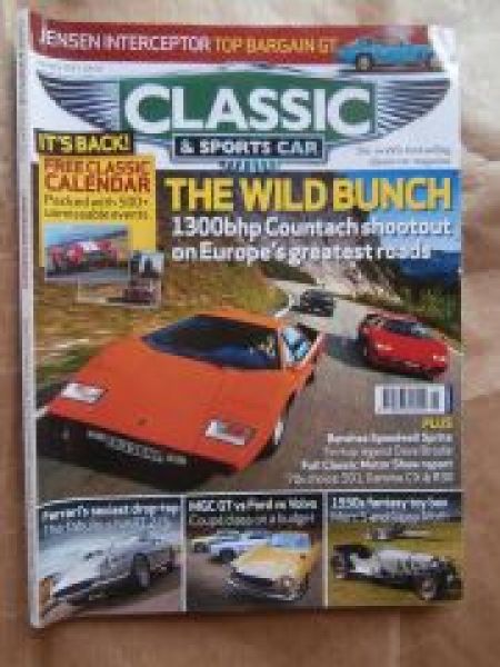 Classic & Sports Car 1/2011 Lamborghini Countach LP400,