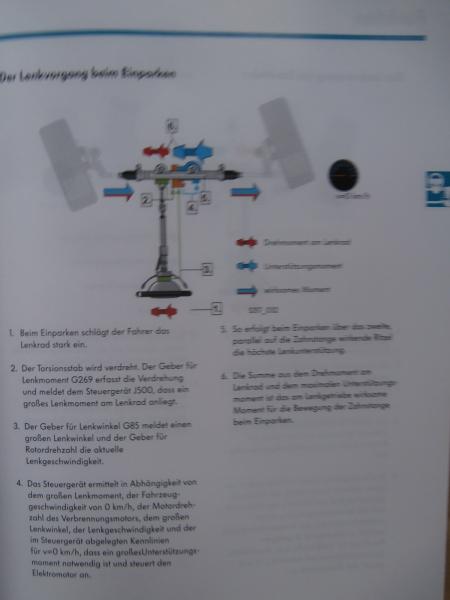 VW elektro-mechanische Servolenkung mit Doppelritzel SSP 317 Konstruktion & Funktion  9/2003