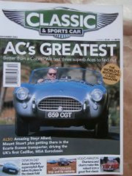 Classic & Sports Car 12/2003 Cadillac Type A,Ginetta G15 vs. Dav
