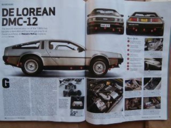 Classic & Sports Car 12/2014 Porsche 928,DeLoream DMC12,