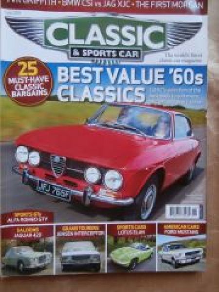 Classic & Sports Car 6/2009 Alfa Romeo GTV, Jensen Interceptor