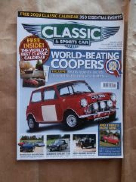 Classic & Sports Car 1/2009 Mini at 50,Turcat 9.5 litre,