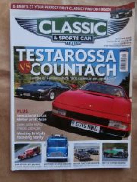 Classic & Sports Car 12/2008 Testarossa vs. Countach,Scarab Wago