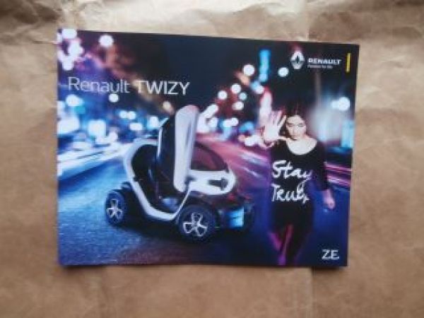 Renault Twizy +Cargo Prospekt Mai 2016 NEU