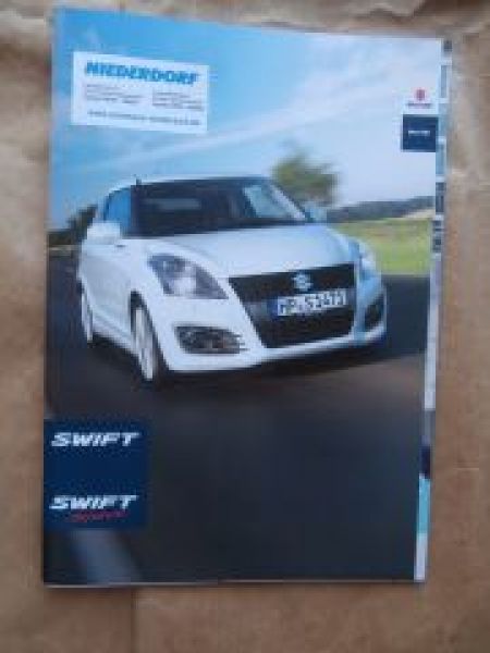 Suzuki Swift +Sport Prospekt Januar 2016 NEU