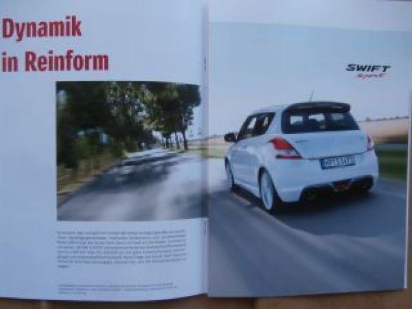 Suzuki Swift +Sport Prospekt Januar 2016 NEU