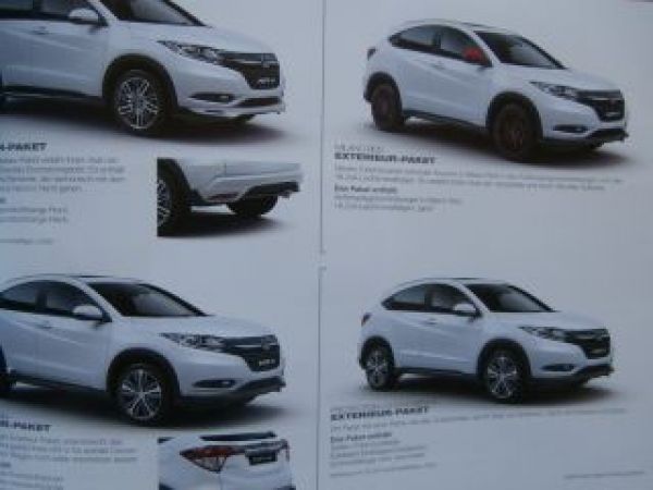 Honda HR-V +Executive Prospekt Oktober 2015 +Preisliste NEU