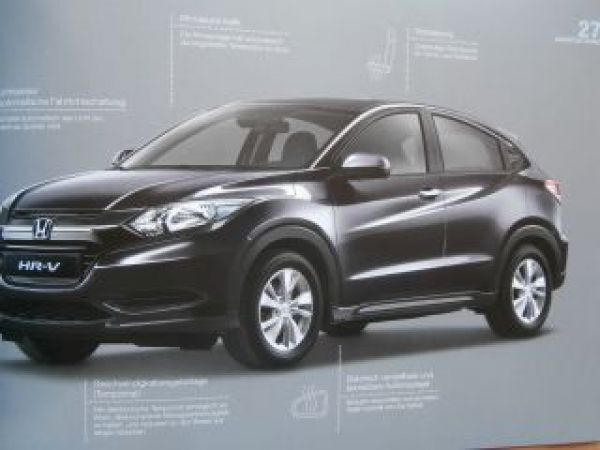 Honda HR-V +Executive Prospekt Oktober 2015 +Preisliste NEU