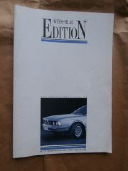 Edition Weiss Blau Nr.127 10+11/2004 Nullzwei, 6er E24 Sport,
