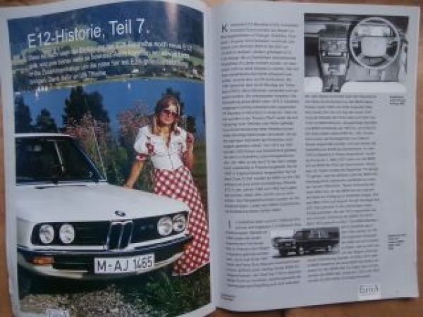 Edition Weiss Blau Nr.127 10+11/2004 Nullzwei, 6er E24 Sport,