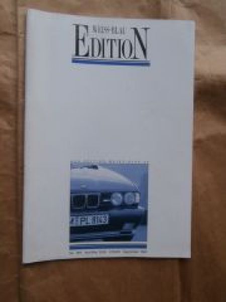 Edition Weiss Blau Nr.151 4+5/2008 M5 E34 +Naghi Winkelhock Ceco