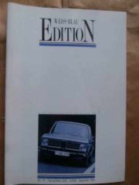 Edition Weiss Blau Nr.117 2+3/2003 GS-Schneider Tuning,635CSi E