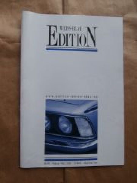 Edition Weiss Blau Nr.93 2+3/2000 BMW 1502,Barockengel,E21 Alpin