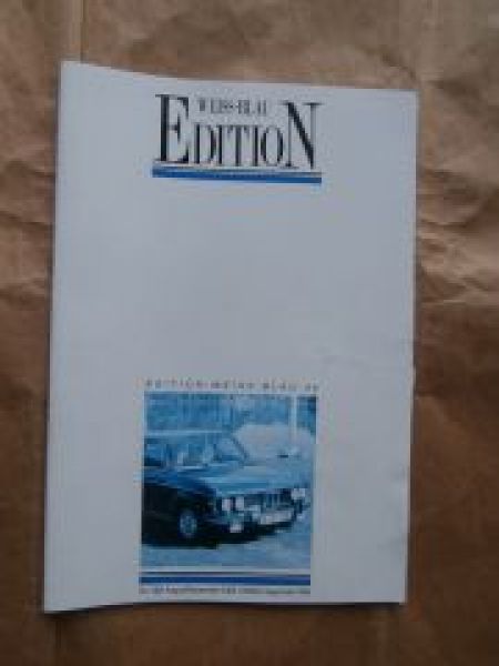 Edition Weiss Blau Nr.153 8+9/2008 E3 Jubiläum,635CSI E24