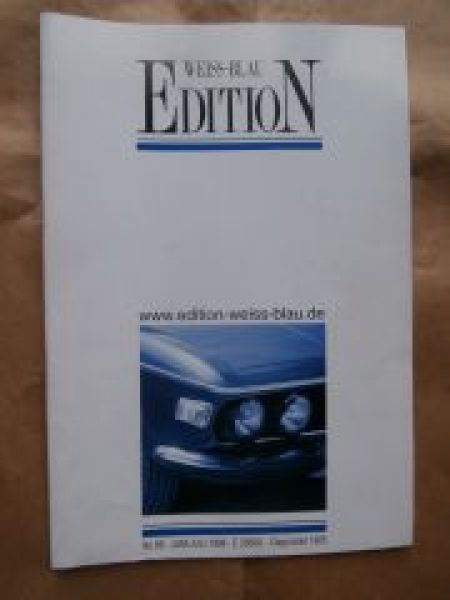 Edition Weiss Blau Nr.89 6+7/1999 40 Jahre Mini,2000tii,Alpina B