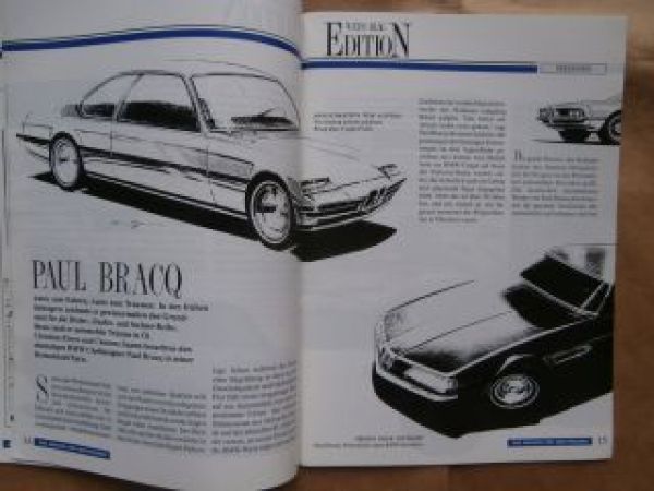 Edition Weiss Blau Nr.46 4/1992 Paul Bracq Studien Prototypen