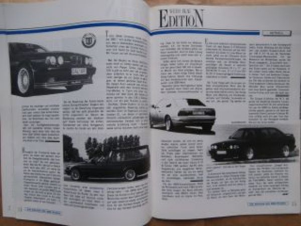 Edition Weiss Blau Nr.26 11/1989 BMW E30 Elektro Touring,E3,Alpi