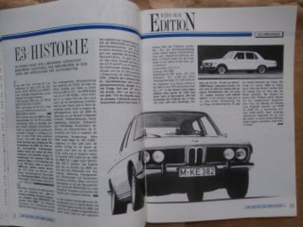 Edition Weiss Blau Nr.26 11/1989 BMW E30 Elektro Touring,E3,Alpi